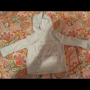 Baby Girl Gray hoodie
